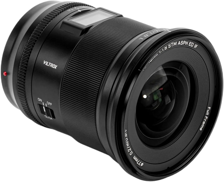 VILTROX 16mm F1.8 L Objektiv für L-Mount, Vollformat-Weitwinkelobjektiv mit grosser Blende und LCD-B