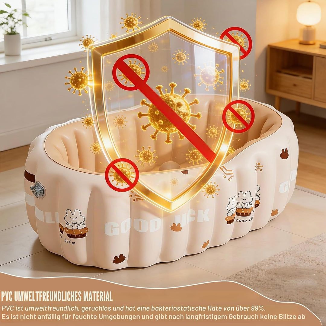 Aufblasbare Baby Badewanne, Aufblasbare Badewanne Für Kinder Mit Luftpumpe, Säuglings Kinder Badewan