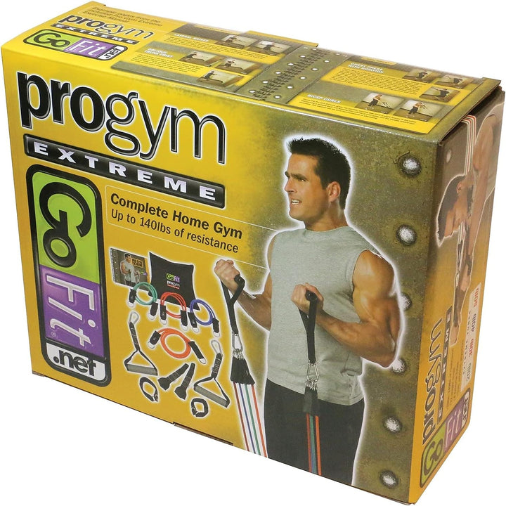 GoFit Extrem Pro Gym Set, Schwarz, 1