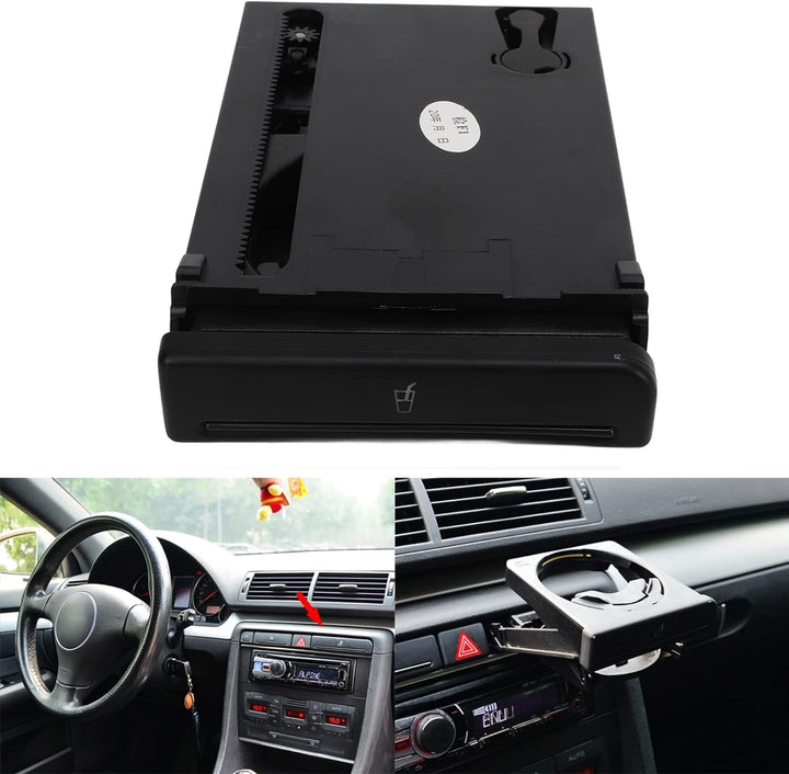 Getränkehalter für Auto, 8e1 862 534 J Getränkehalter schwarz matt Auto Getränkehalter vorne zentral