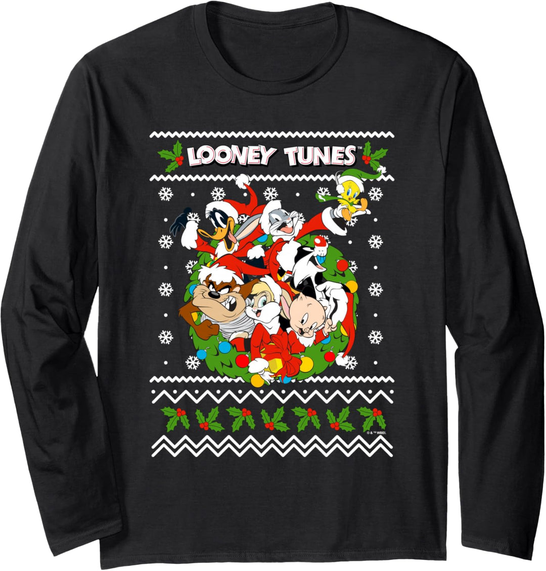Looney Tunes Looney Christmas Ugly Christmas Langarmshirt