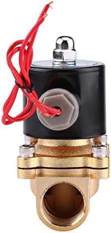 Gas 3/4 "AC 220V Magnetventil Normal geschlossen Zinklegierung Magnetventil für Luft Gas Öl Wasser,