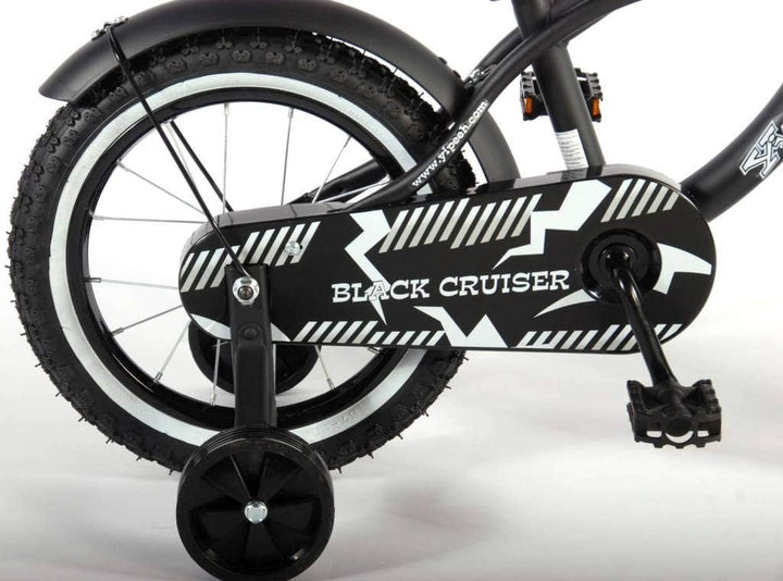 Yipeeh Unisex-Youth 41401 Kinderfahrrad, Schwarz, Kleinkind