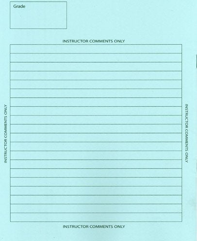 testingforms. COM Untersuchungshandschuhe Blue Book 8 Blatt 16 Seiten 10er-Pack 8.5"x11"