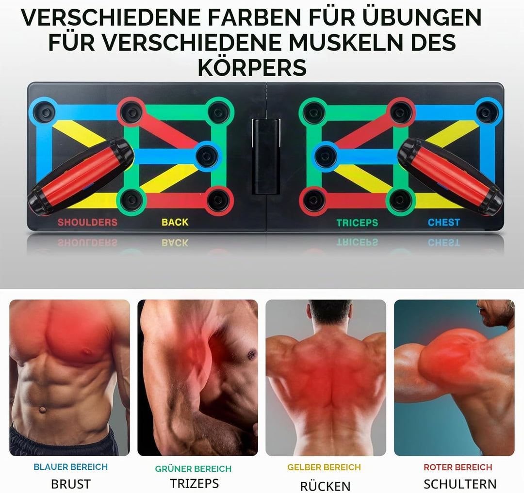 Liegestütze Brett Faltbare Tragbare Pushup Ständer Heim Fitness Training mit Handgriff für Muskeltra