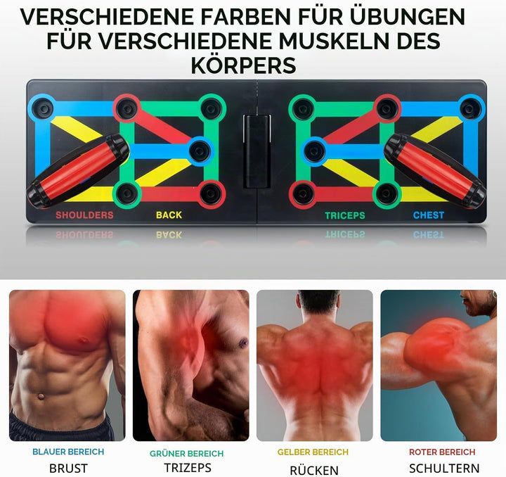 Liegestütze Brett Faltbare Tragbare Pushup Ständer Heim Fitness Training mit Handgriff für Muskeltra