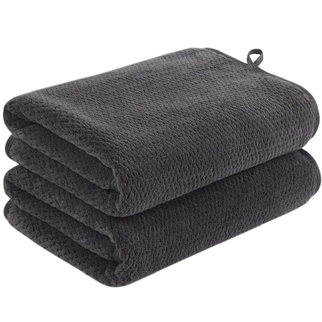 KinHwa 2er Pack Handtuch Haare, Mikrofaser Handtuch Haare, Flauschige Mikrofaser Handtücher, Microfa