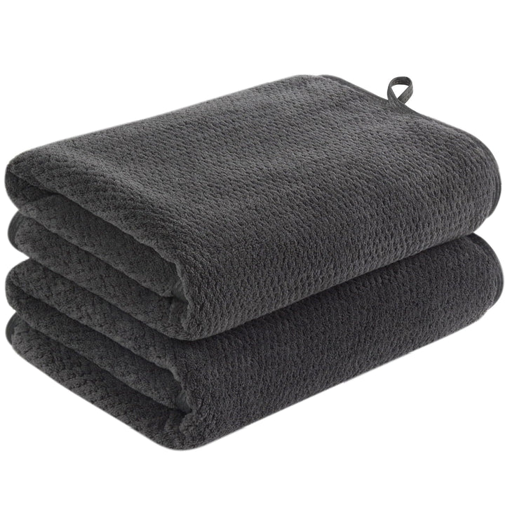 KinHwa 2er Pack Handtuch Haare, Mikrofaser Handtuch Haare, Flauschige Mikrofaser Handtücher, Microfa