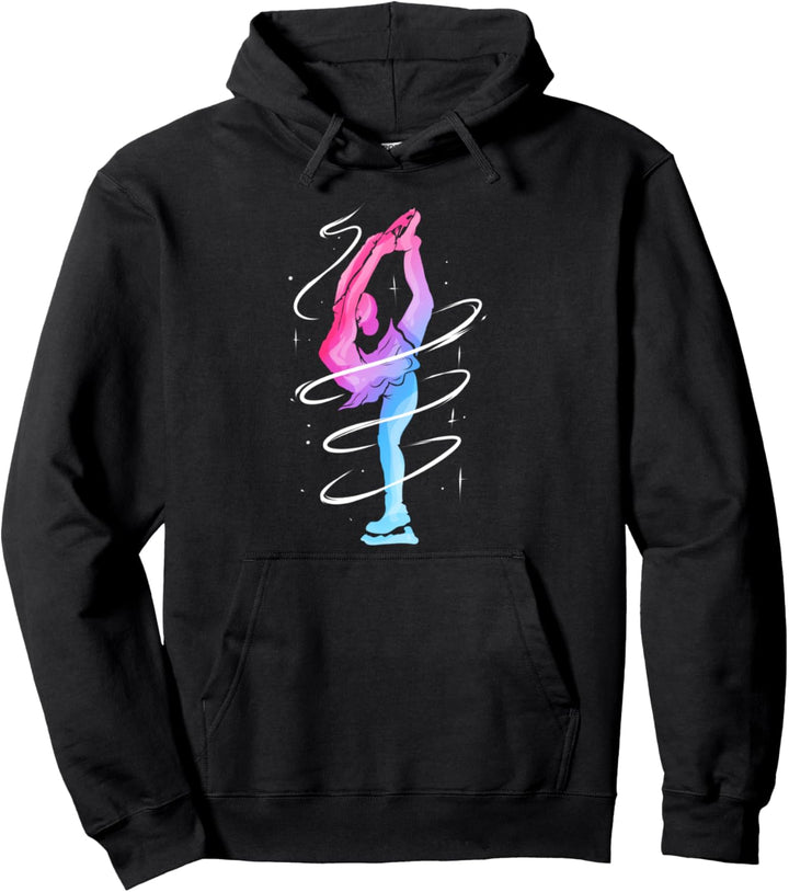 Eiskunstläuferin Geschenk für den Eiskunstlauf Eisläuferin Pullover Hoodie