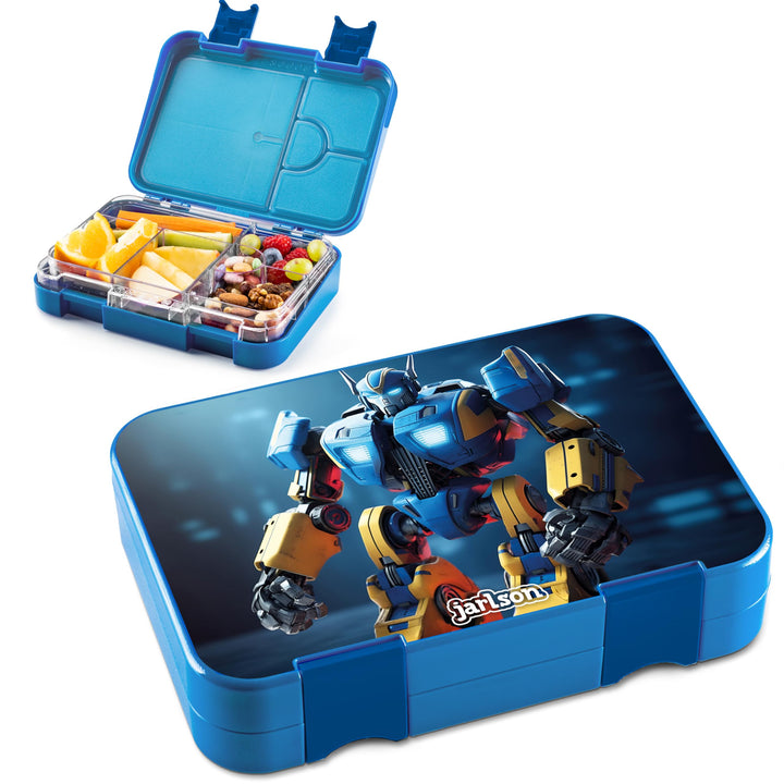 Jarlson® Brotdose Kinder mit Fächern - TONI Lunchbox - Bento Box auslaufsicher – Jausenbox für Kinde