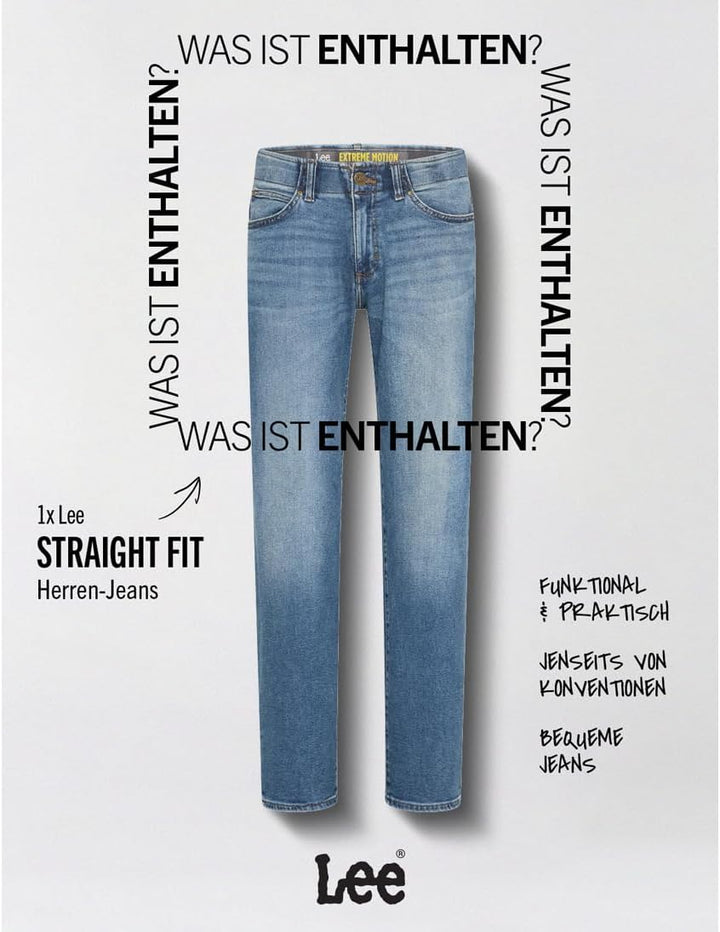 Lee Herren Straight Fit Xm Jeans 29W / 32L General, 29W / 32L General
