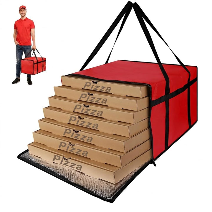 Isolierte Tasche Gross 50x50x35.5cm Kühltasche Gross Pizzatasche Thermo 85L Lebensmittel Liefertasch