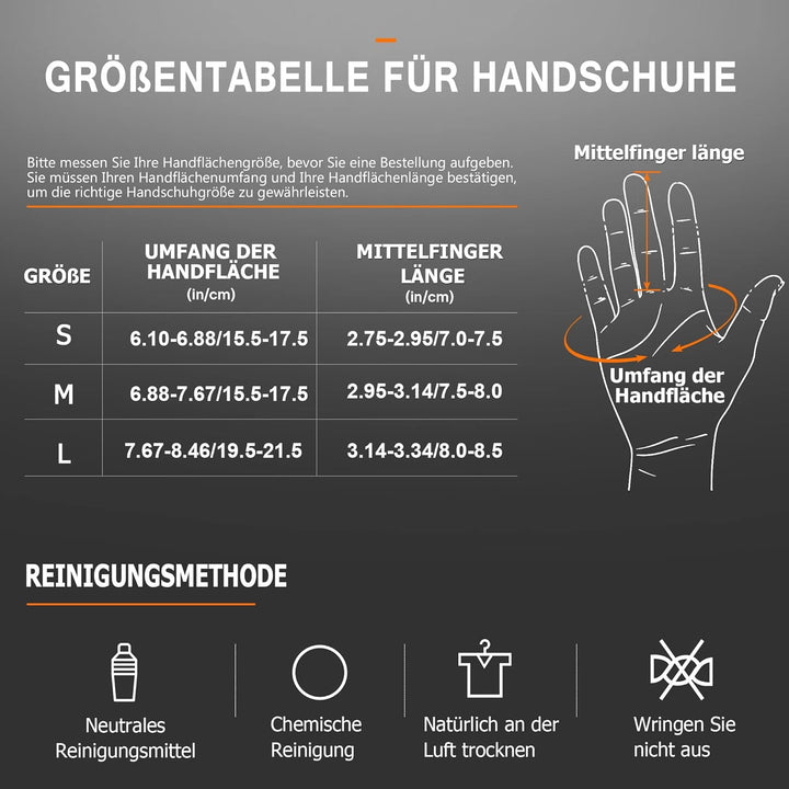 Kineed Ski Fäustlinge Winter Daunenhandschuhe Fausthandschuhe Skihandschuhe Schnee Wasserdicht Touch