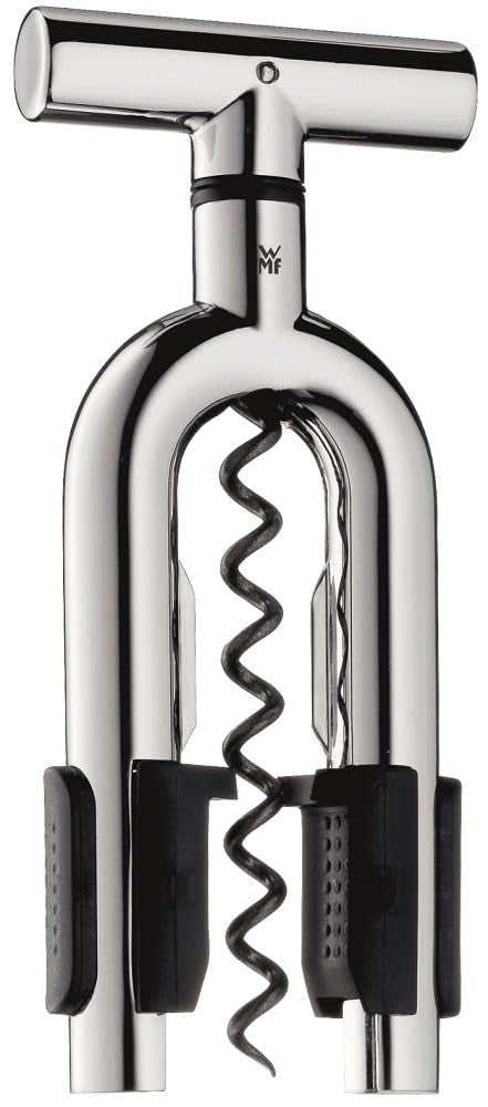 WMF Vino Korkenzieher Wein 16 cm, Cromargan Edelstahl, Weinflaschenöffner mit Spiralschraube, Flasch