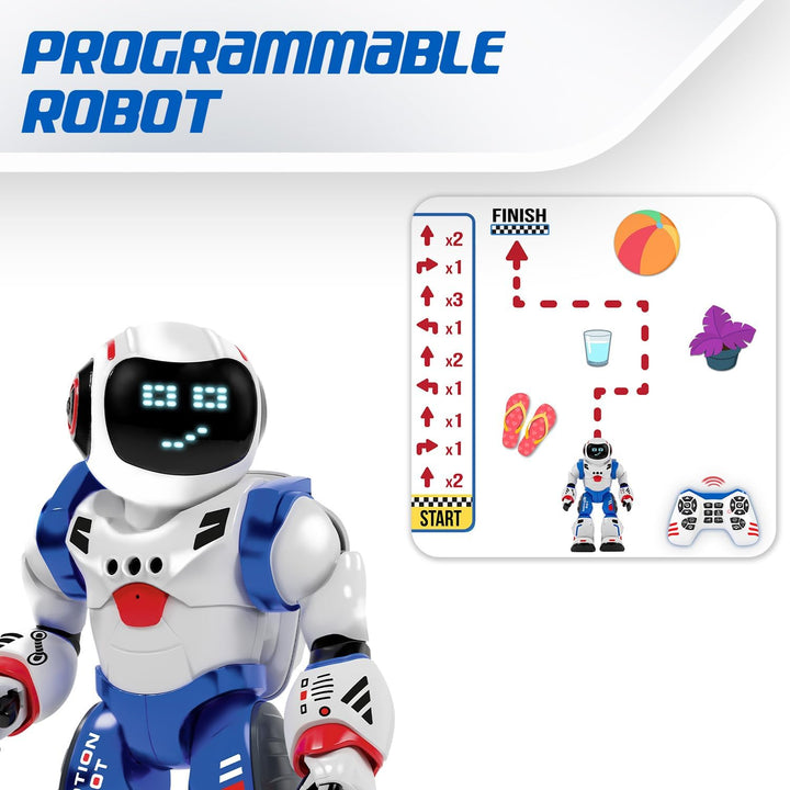 Xtrem Bots - Bruce | Roboter Kinder | Roboter Spielzeug Mit 20 Gesichtsausdrücken | Robot Programmie