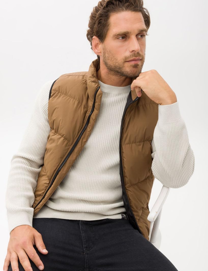 BRAX Herren Style Dino Light Touch Modernem Styling Steppweste