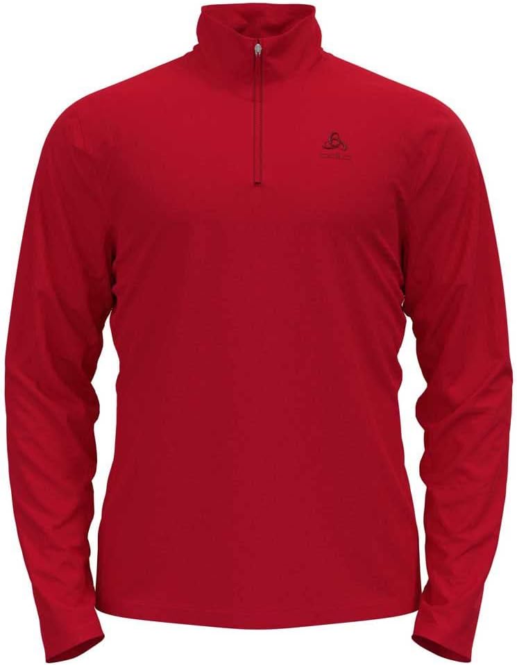 Odlo Damen Berra_542492 Mid Layer mit Reissverschluss (1er Pack) 3XL Chinese Red, 3XL Chinese Red