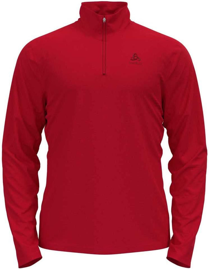 Odlo Damen Berra_542492 Mid Layer mit Reissverschluss (1er Pack) 3XL Chinese Red, 3XL Chinese Red