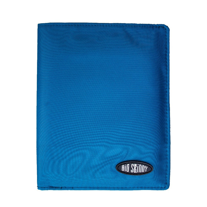 Big Skinny RFID-Blockierendes Traveler Slim Wallet für bis zu 20 Karten und 4 Pässe Ozeanblau, Ozean
