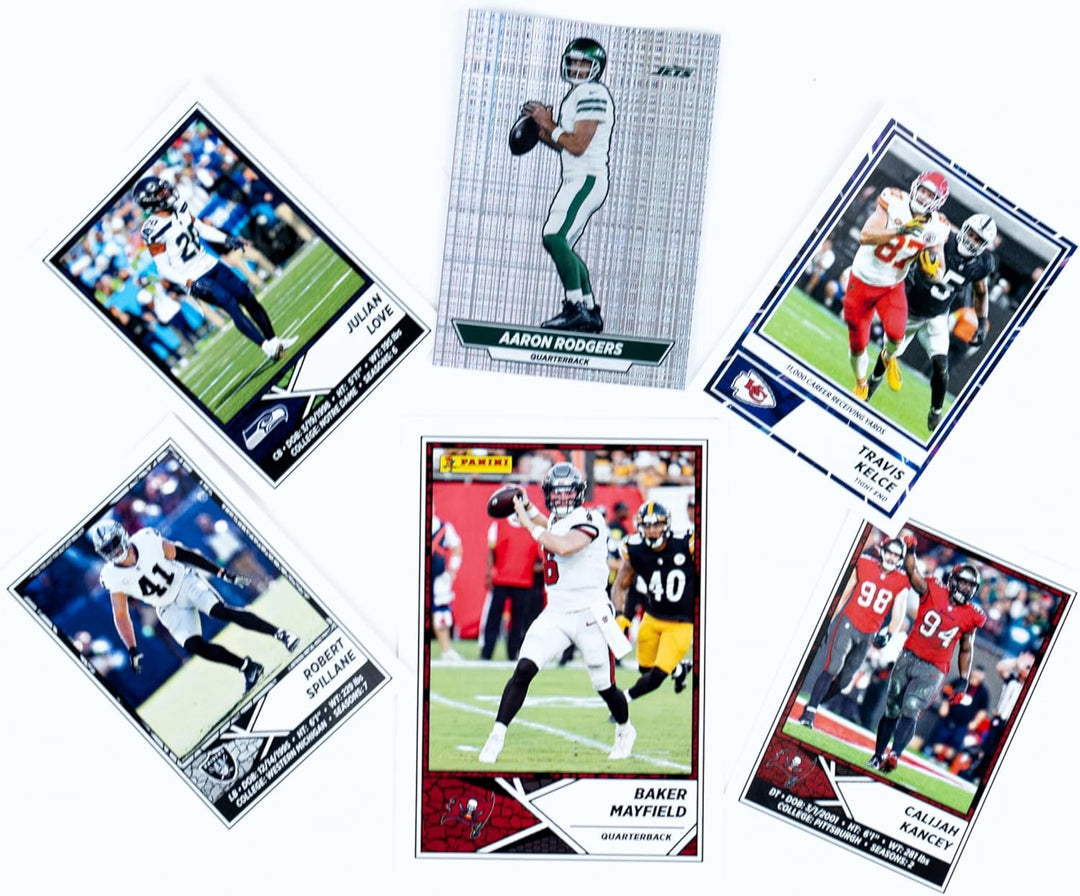 Panini 2024 NFL Sticker & Card Collection Display (50 Tütchen)