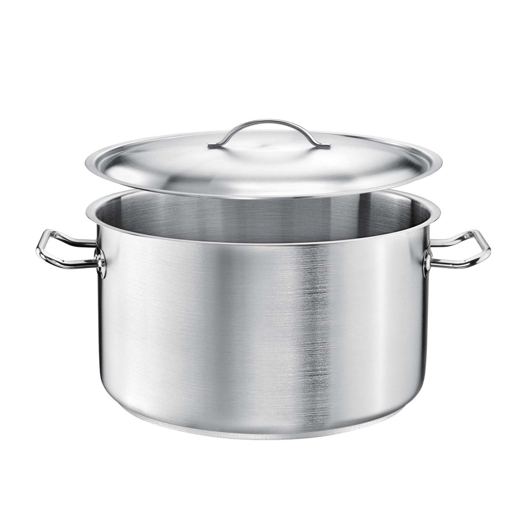Topf mit Deckel Durchmesser: 20 cm Höhe: 12,5 cm Fassungsvermögen: 4 l | Edelstahl 18/10 | Wandstärk