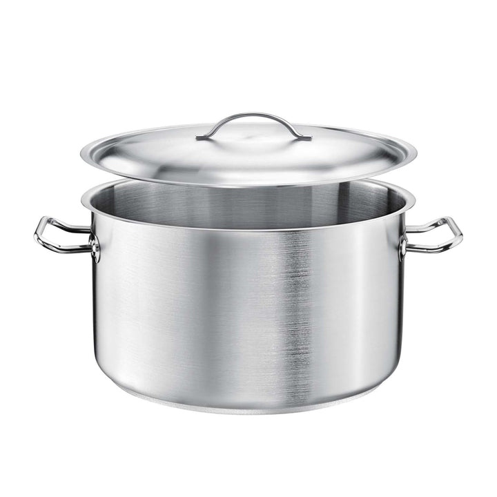 Topf mit Deckel Durchmesser: 20 cm Höhe: 12,5 cm Fassungsvermögen: 4 l | Edelstahl 18/10 | Wandstärk