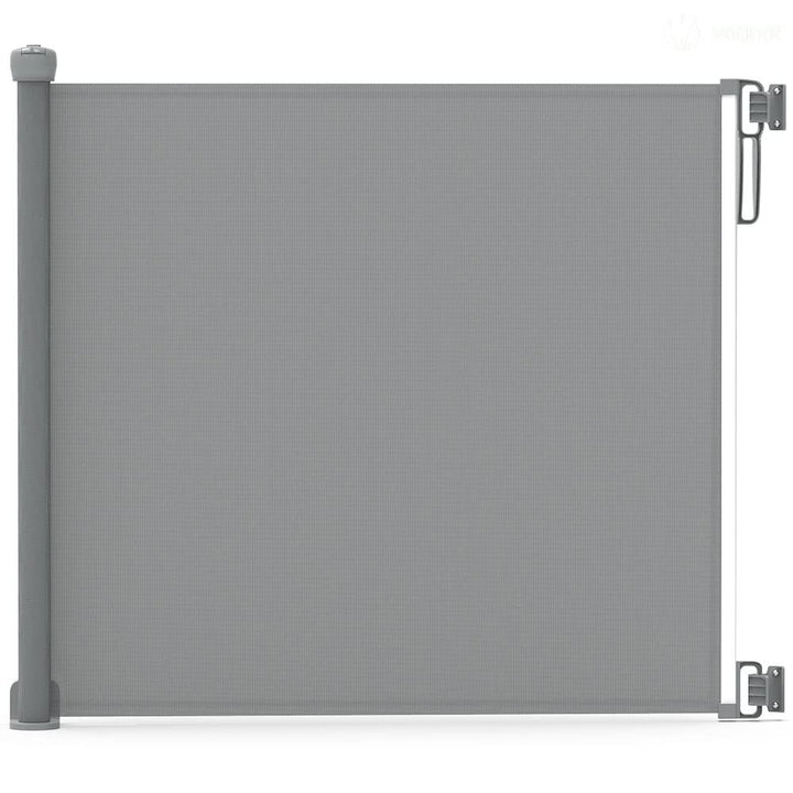 VOUNOT Türschutzgitter Roll 0-180cm, Treppenschutzgitter Ausziehbar Treppenschutzrollo Einziehbares