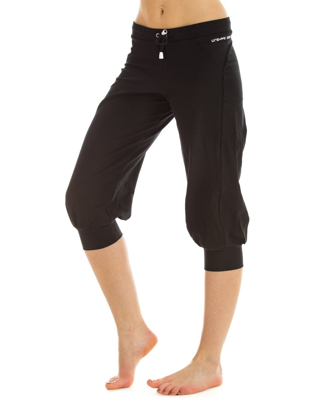 Winshape Damen 3/4-Trainingshose WBE5 „Shape up“ ¾-Trainingshose WBE5, Winshape All-Fit Style M Schw