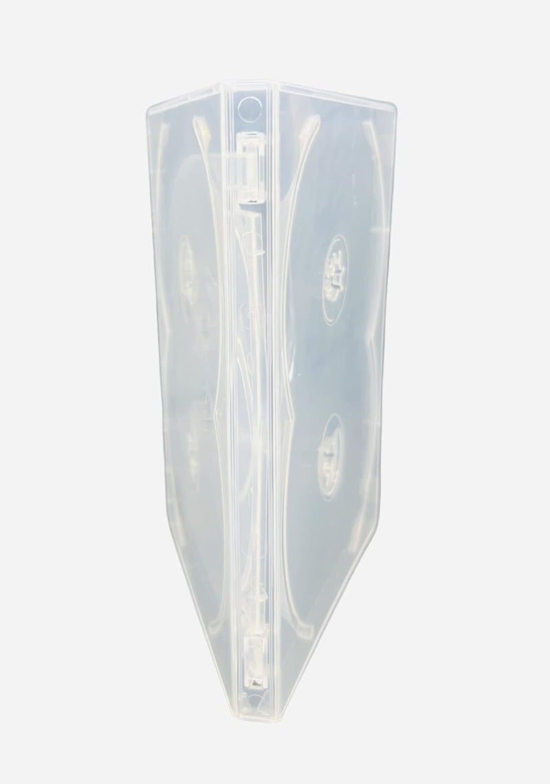 25 x CD/DVD/Blu Ray 14 mm Hülle für 6 CDs, durchsichtig, von Dragon Trading®