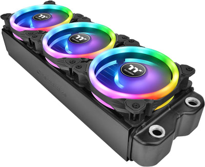 Thermaltake Swafan 12 RGB Lüfter | TT Premium 3er Pack | 120 mm |wechselbare Lüfterblätter, schwarz