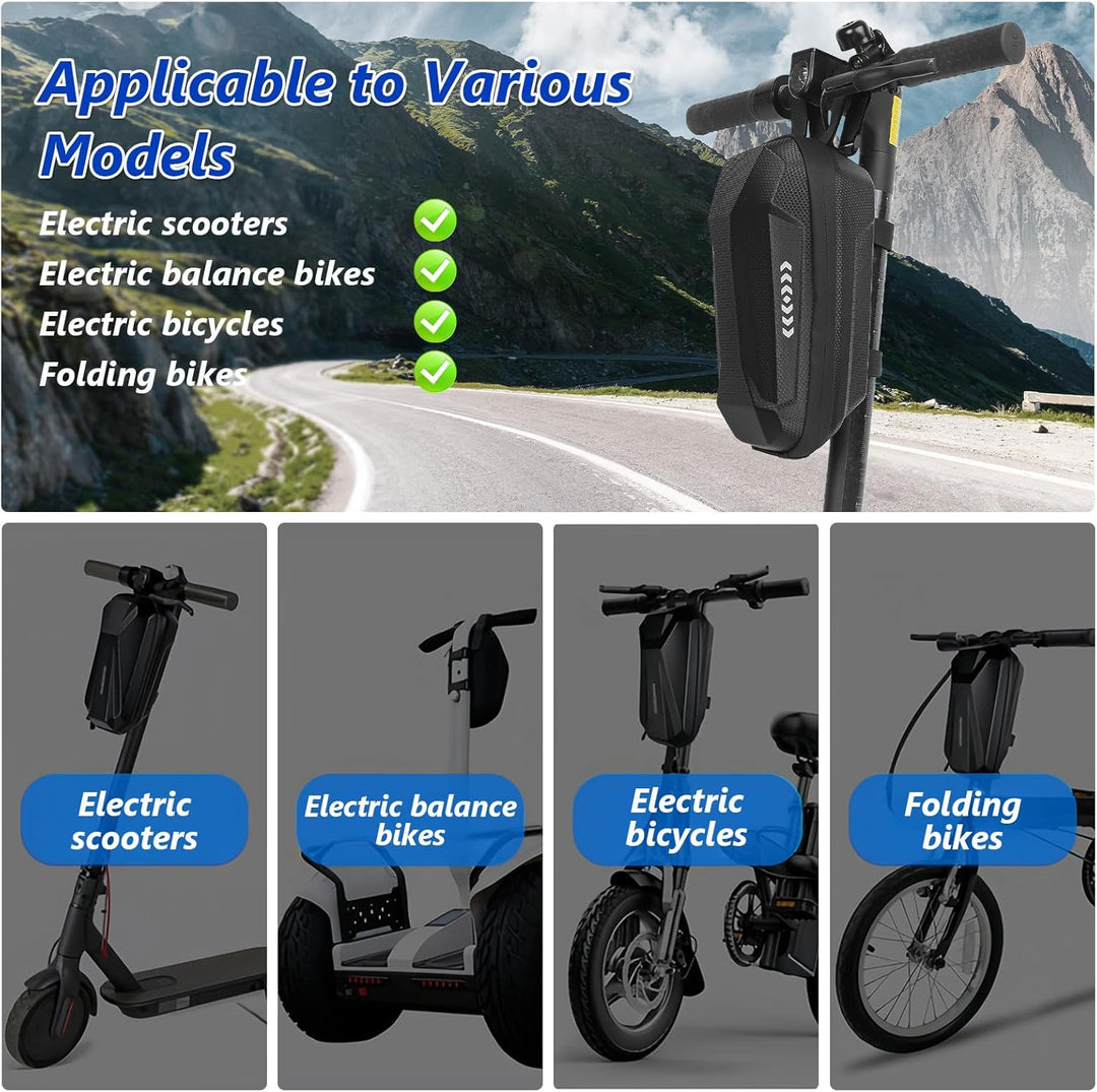 flintronic Scooter Tasche für Roller, 2L/3L Lenkertasche für Elektroroller wasserdichte, Vordertasch