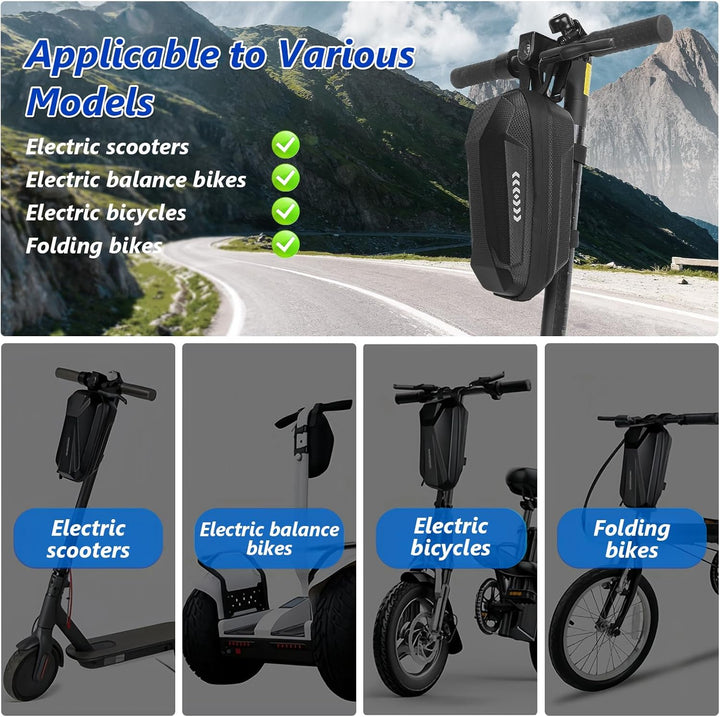 flintronic Scooter Tasche für Roller, 2L/3L Lenkertasche für Elektroroller wasserdichte, Vordertasch
