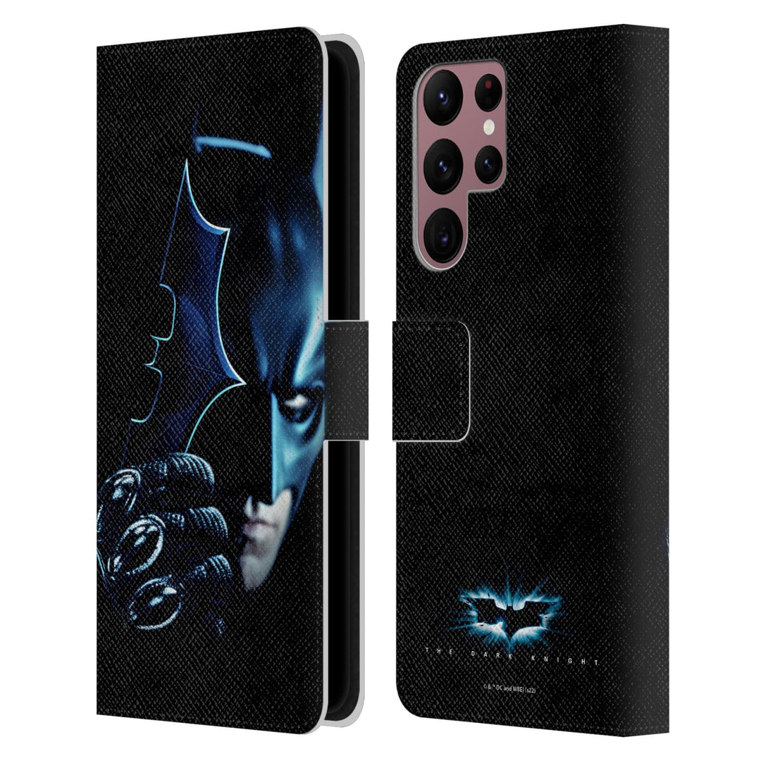Head Case Designs Offizielle The Dark Knight Batman Batarang Wichtige Kunst Leder-Wallet-Hülle Kompa