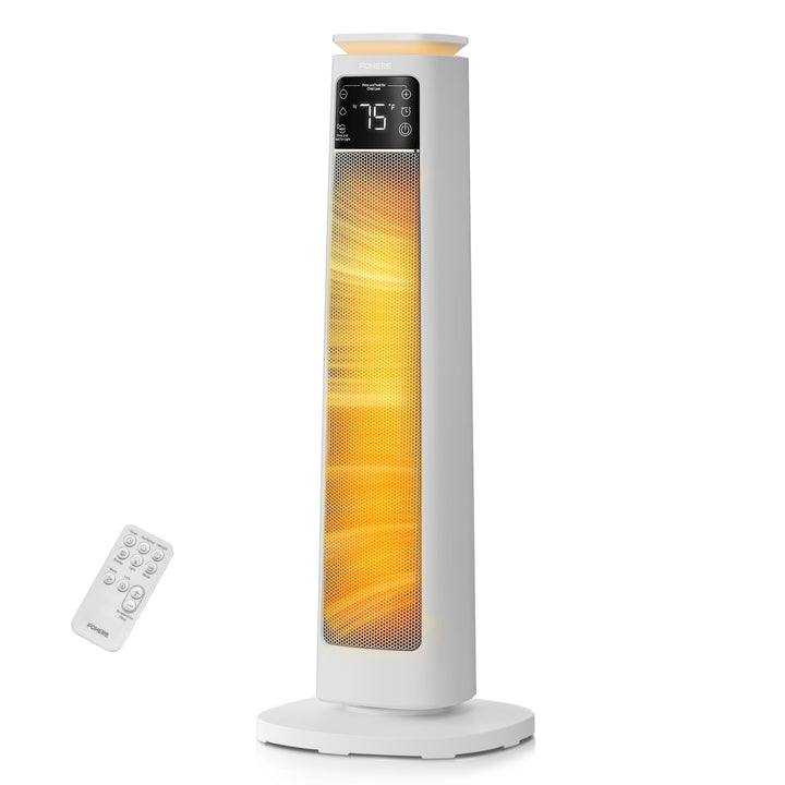 Heizlüfter Energiesparend, 2000W PTC Keramik Heizlüfter leise, ECO-Modus für geringen Stromverbrauch