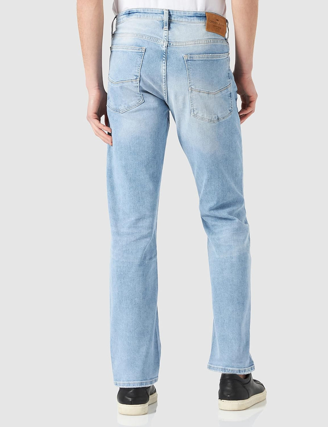 Cross Jeans Herren Damien Slim Jeans, Blau (Light Blue Used 015), W38/L34 (Herstellergrösse: 38/34)