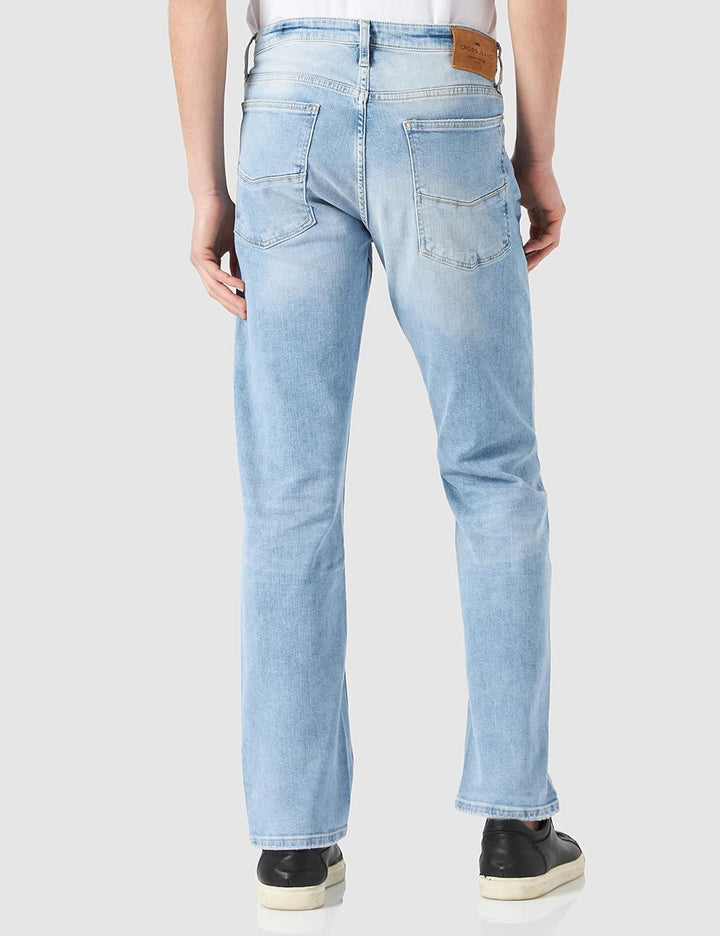 Cross Jeans Herren Damien Slim Jeans, Blau (Light Blue Used 015), W38/L34 (Herstellergrösse: 38/34)