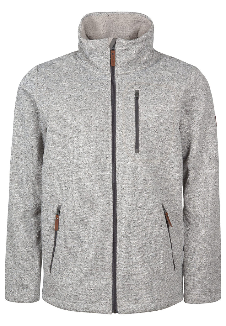 ELKLINE Herren Strickfleecejacke Fat Chance 1013043 S khaki-khaki, S khaki-khaki