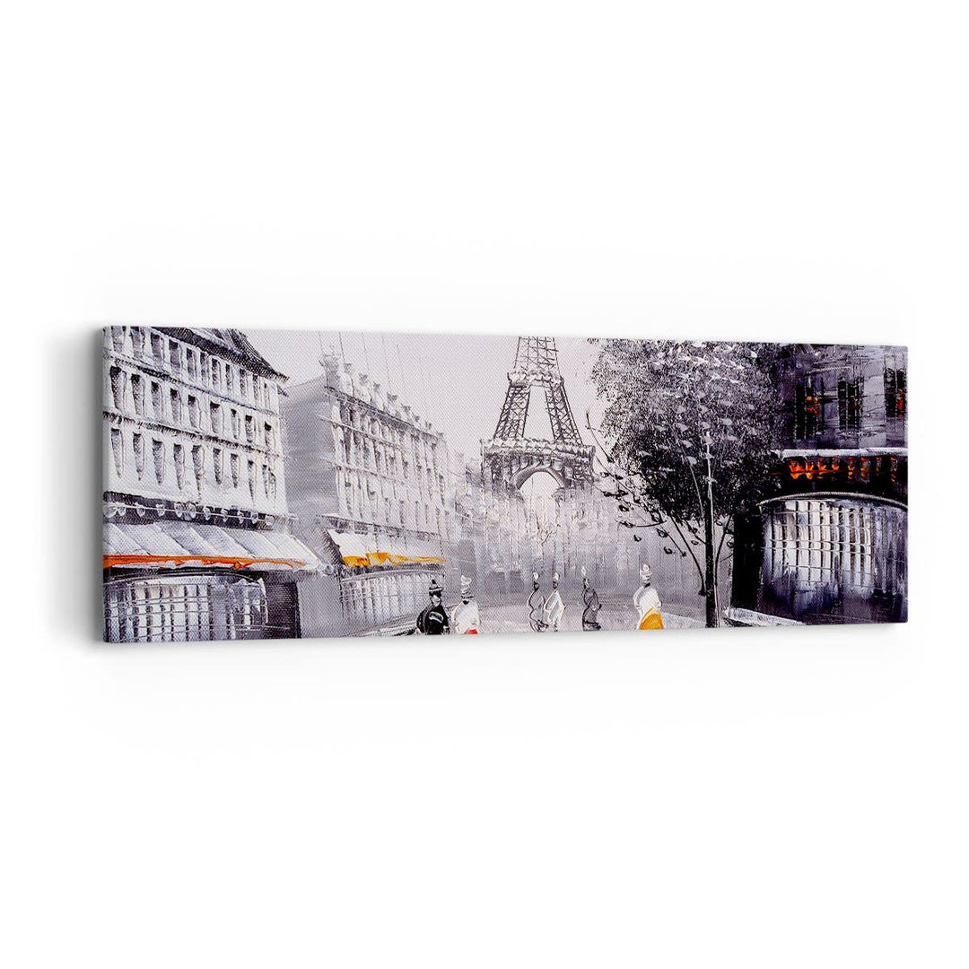 Bilder auf Leinwand Architektur Paris Eiffle Frankreich Leinwandbild 90x30cm Wandbilder Dekoration W