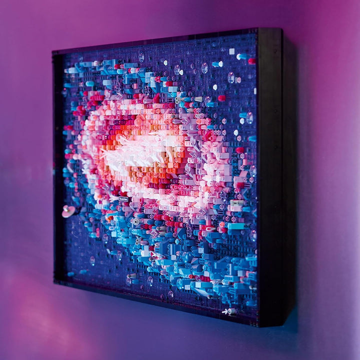 LEGO Art Die Milchstrassen-Galaxie, Wanddeko, Geschenk für Weltraum- und Astronomie-Fans, Bauset für