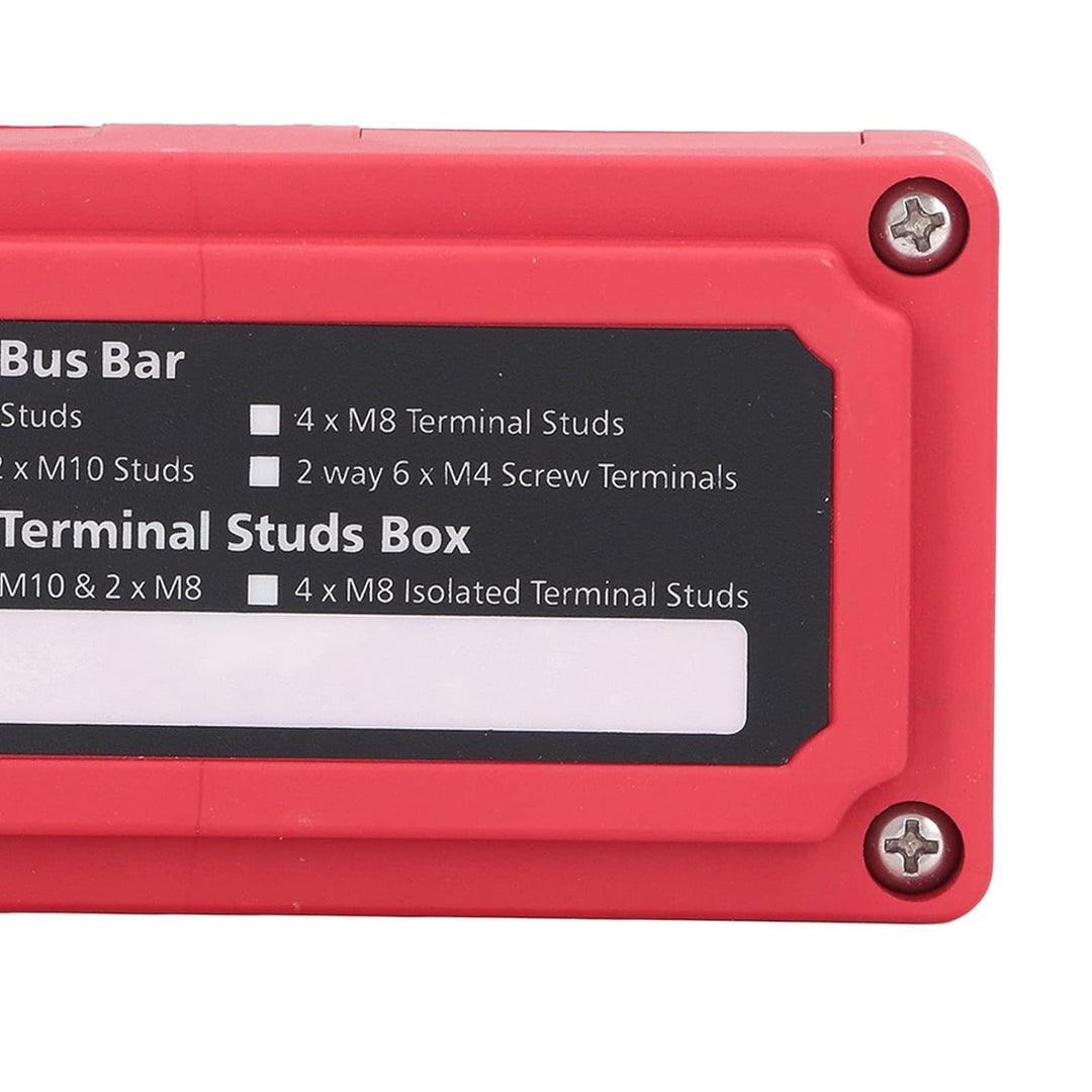 300 A Sammelschiene Stromverteilerblock DC 48 V M8 Anschlussbolzen Batterieanschlussblock für Auto,