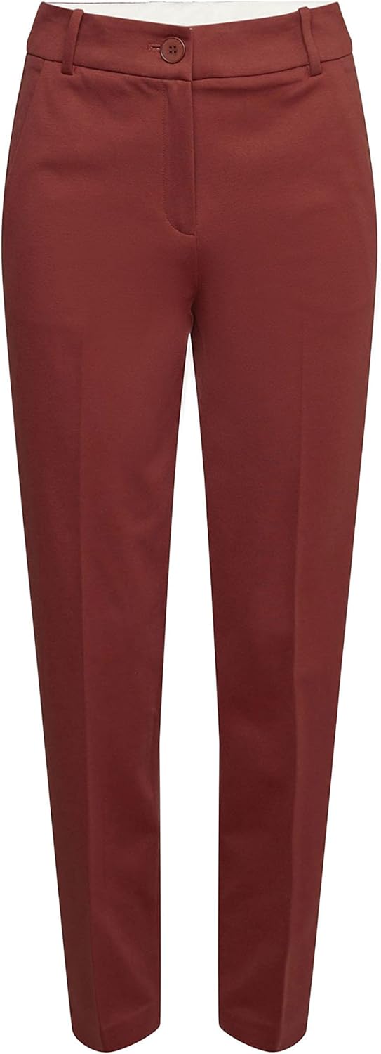 ESPRIT Damen Hose, 220/Rust Brown
