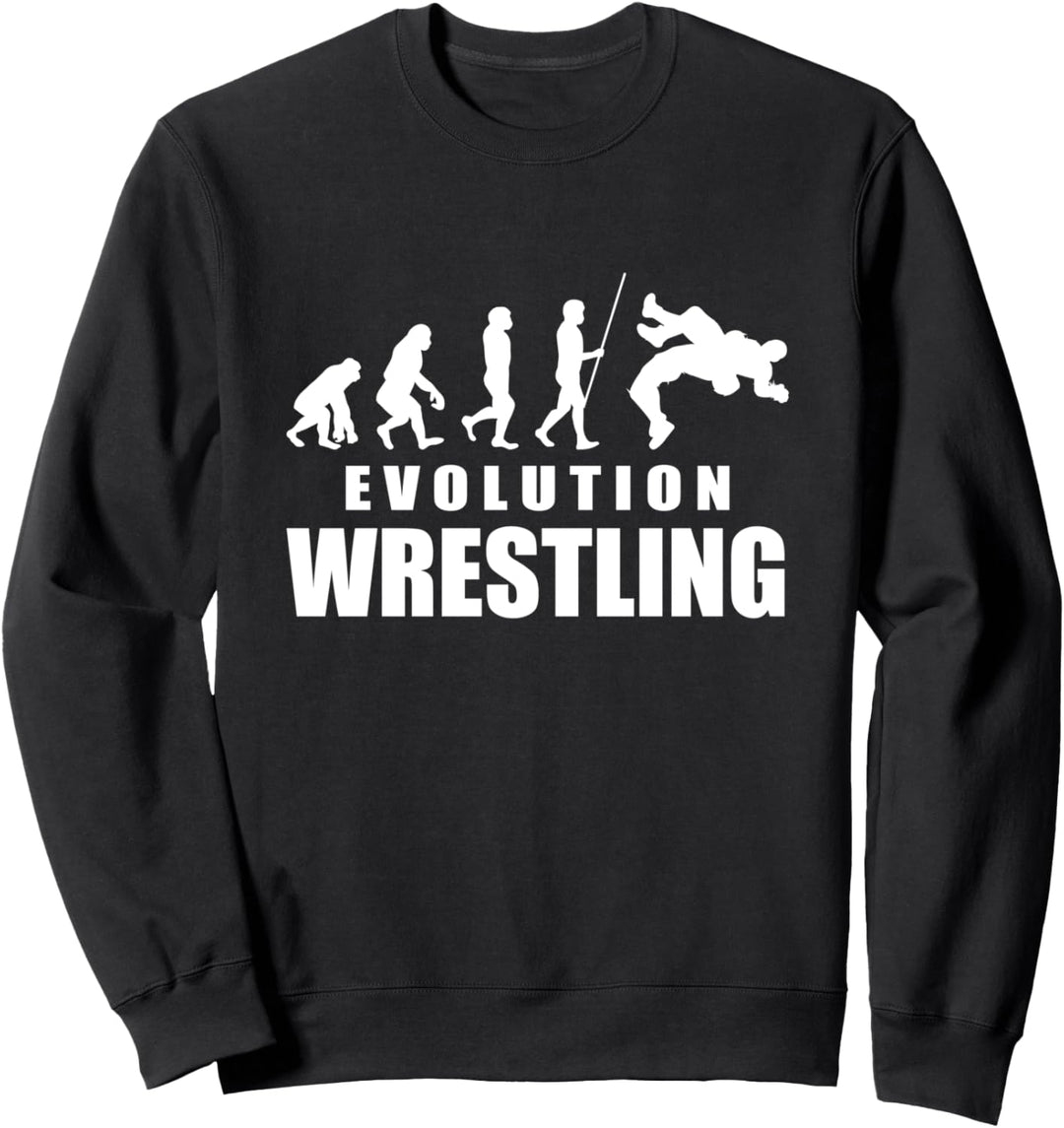 Evolution Wrestler Wrestling Wrestle Sport MMA Freistil Sweatshirt