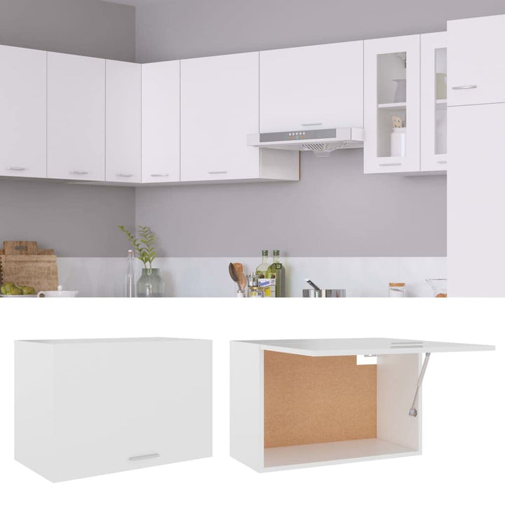 Hängeschrank Weiss 60x31x40 cm Holz Küchenschrank Vorratsschrank Schrank Klein Apothekerschrank Haus
