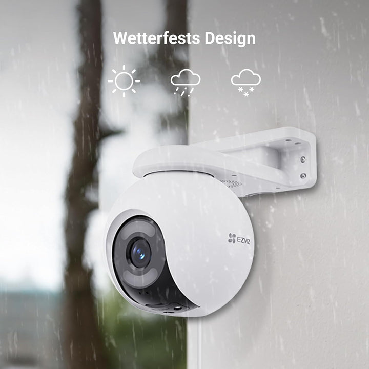 EZVIZ 4MP WLAN Überwachungskamera Aussen, 30m ColorX-Nachtsicht, 360° PTZ Überwachung Kamera Outdoor