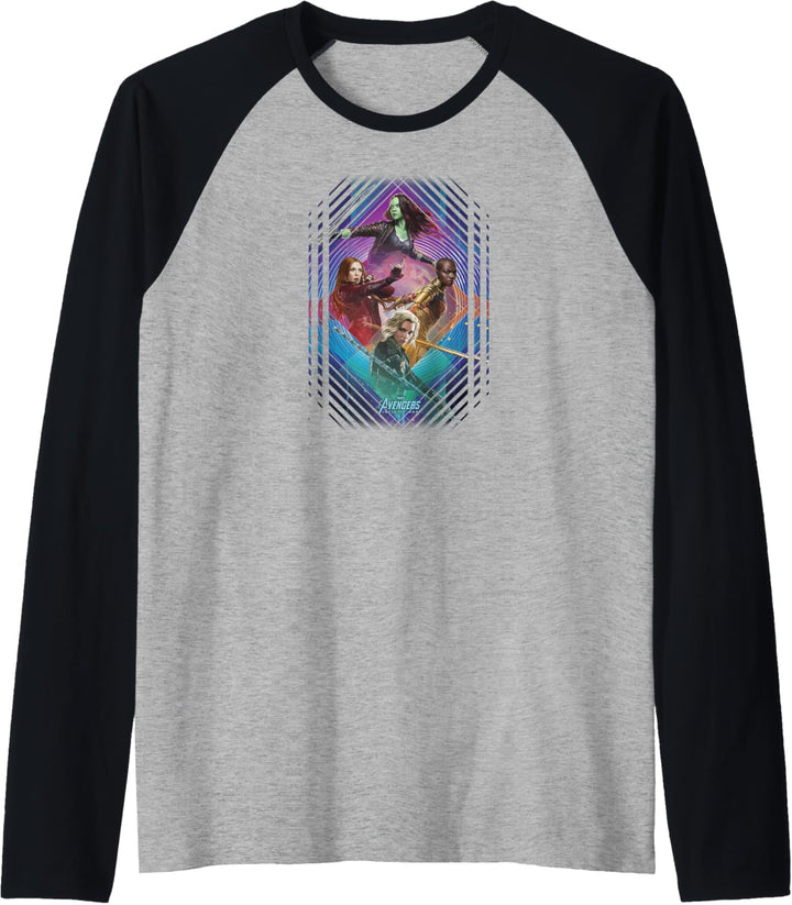 Marvel Infinity War Gamora Okoye Black Widow Raglan
