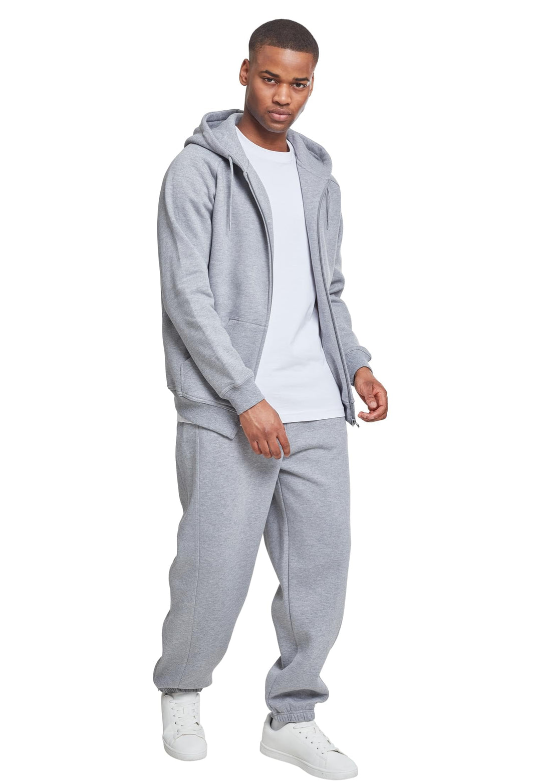 Urban Classics Herren Jogginganzug Blanc Suit, lässiges Kapuzensweatshirt mit Jogginghose, erhältlic