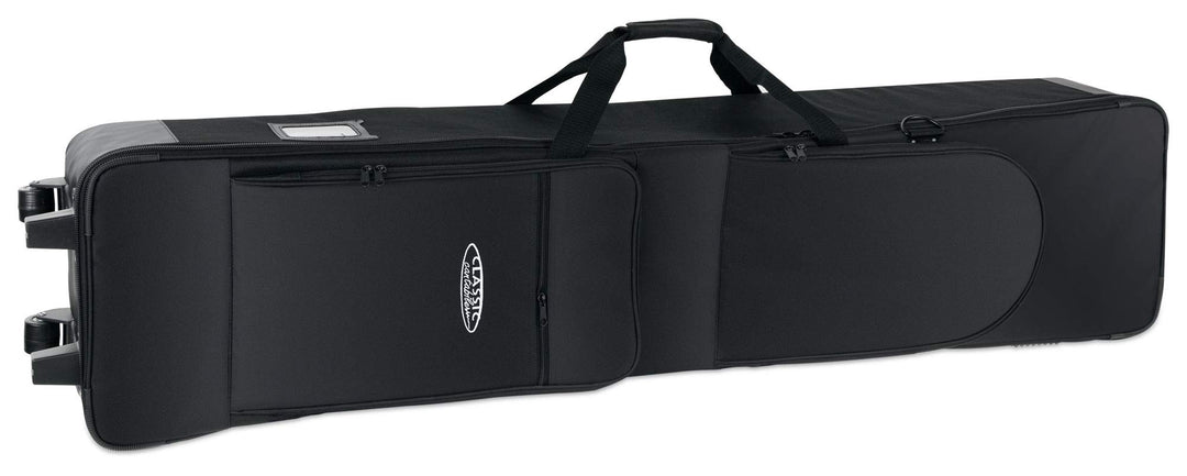 Classic Cantabile Keyboardtasche G1 - mit Trolley-Rollen - 133 x 30 x 17 cm - 2 grosse Aussentaschen