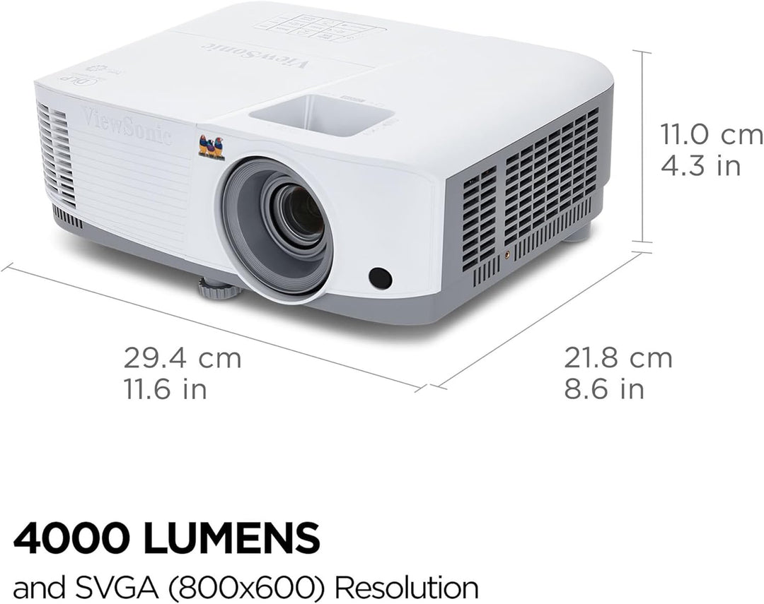 Viewsonic PA503S 3D Heimkino DLP Beamer (SVGA, 3.600 ANSI Lumen, HDMI, 2 Watt Lautsprecher, 1.1x opt