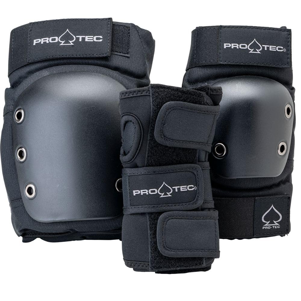 Pro-Tec Unisex Jugend Pads Ellenbogenschutz YM Schwarz, YM Schwarz