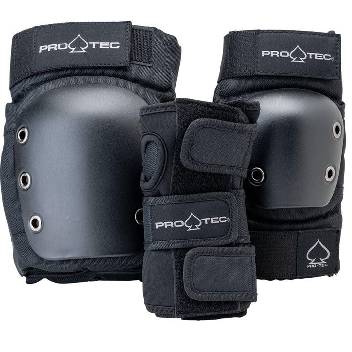 Pro-Tec Unisex Jugend Pads Ellenbogenschutz YM Schwarz, YM Schwarz